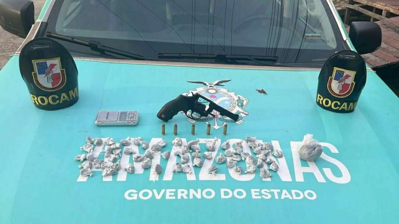 Ação policial retira arma e drogas de circulação em Anamã ((AM )