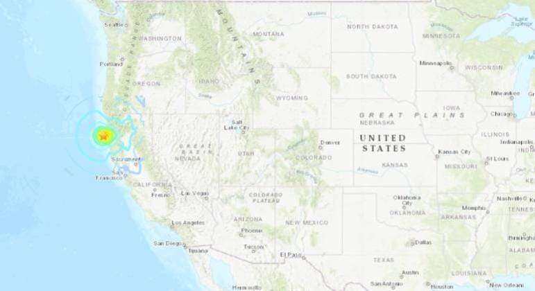 Terremoto de magnitude 6,4 atinge costa norte da Califórnia, nos EUA