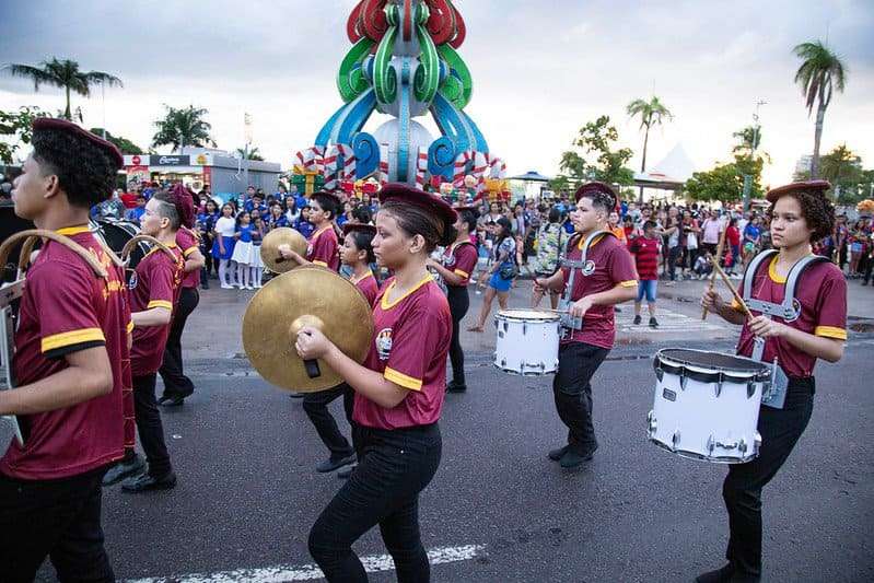 Prefeitura realiza 1ª Mostra de Bandas Marciais da rede municipal de ensino de Manaus