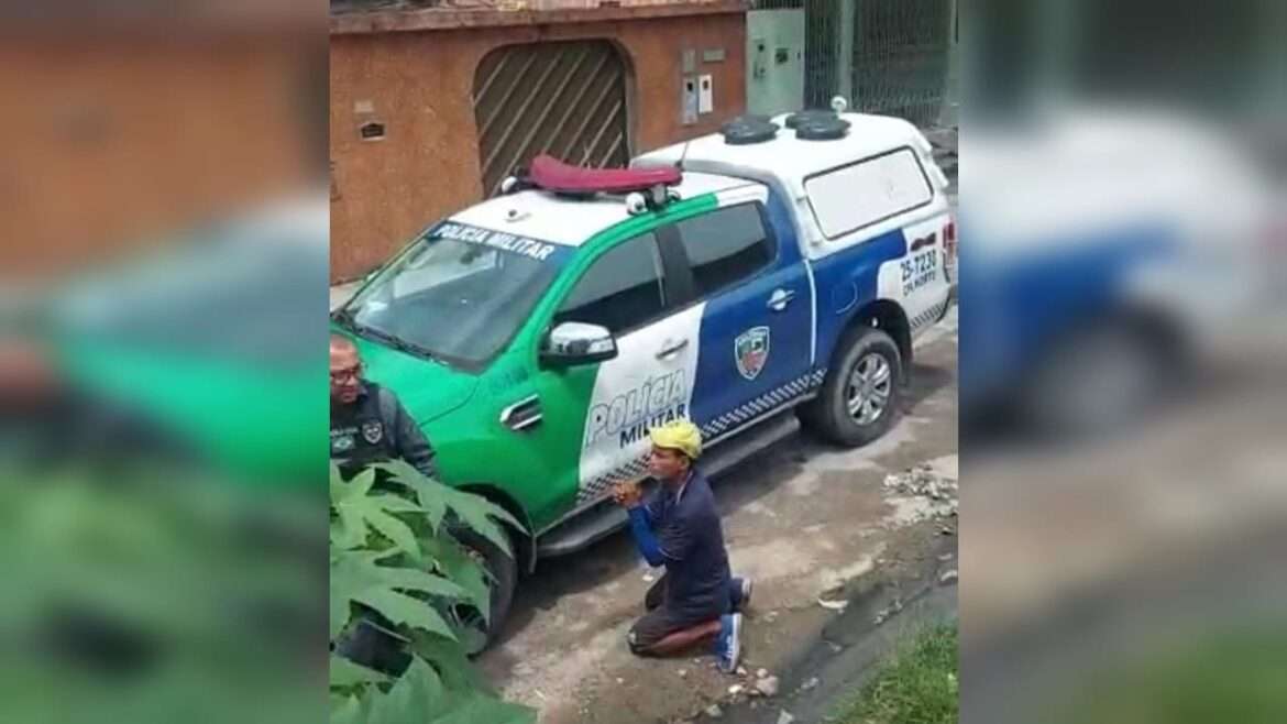 Polícia salva homem que seria morto pela tribunal do crime em Manaus