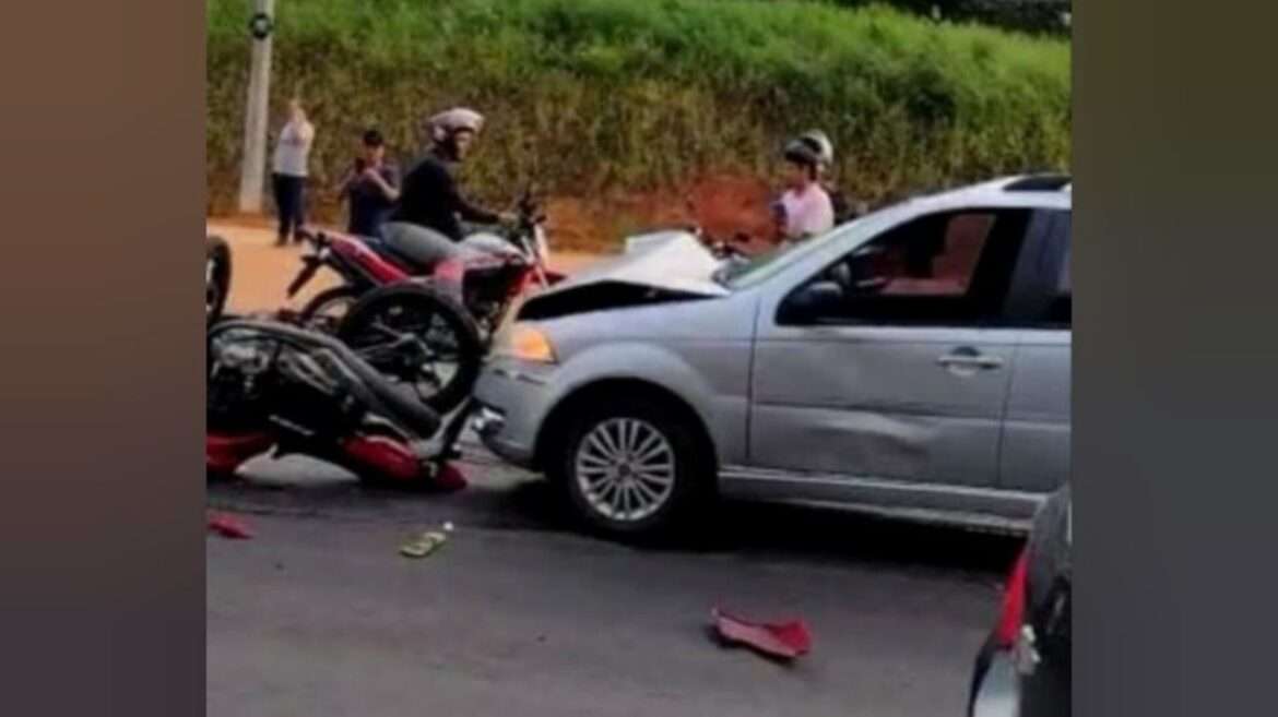 Casal morre ao colidir motocicleta em carro na avenida do turismo