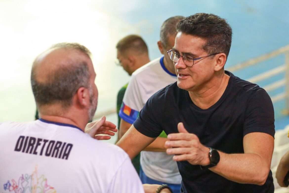 Prefeito David Almeida comemora vitória do Manaus Vôlei/TecToy pela segunda rodada da competição nacional