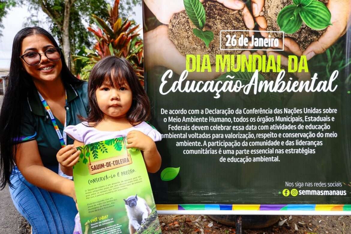 Ações da prefeitura chamam atenção para a importância da educação ambiental