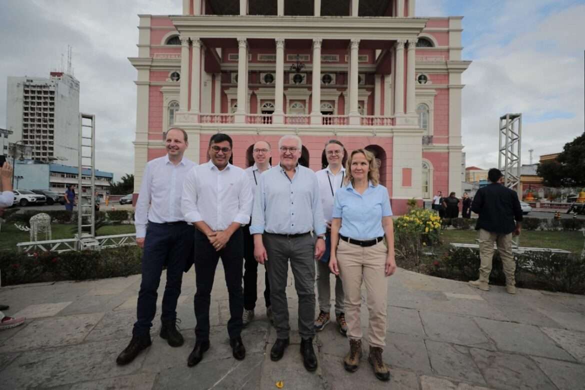 Em primeira agenda oficial do novo mandato, governador Wilson Lima recebe presidente da Alemanha