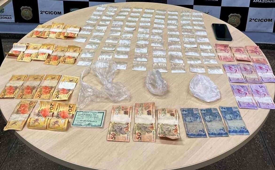 Homem é preso em flagrante com 87 trouxinhas de cocaína, no Morro da Liberdade