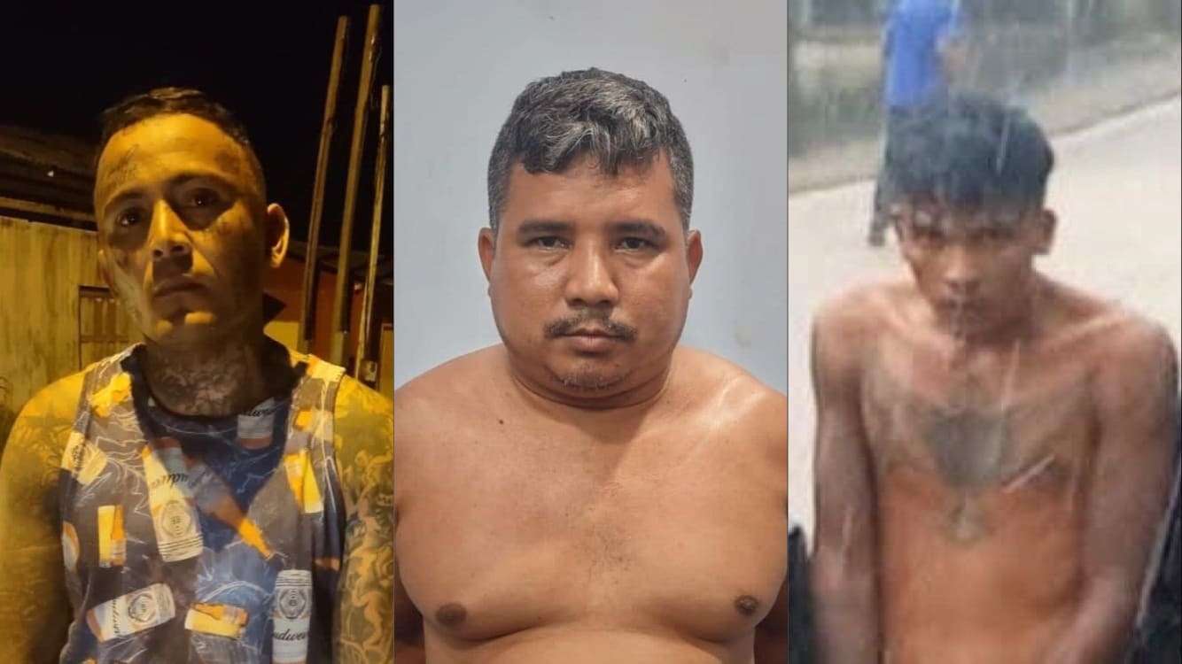 Polícia procura três indivíduos por crimes de tráfico de drogas, furto e estupro, em Juruá