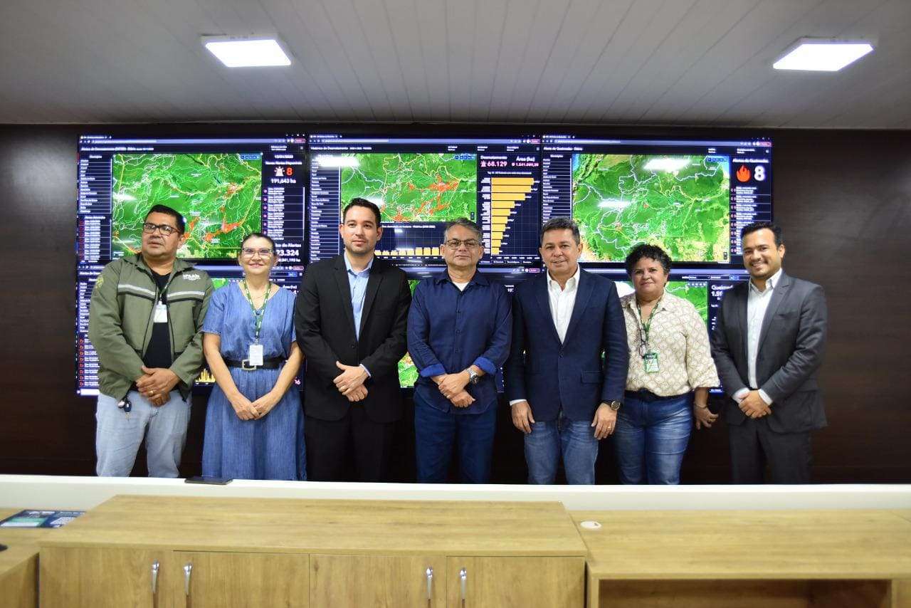 Vice-governador Tadeu de Souza visita Centro de Monitoramento Ambiental do Ipaam