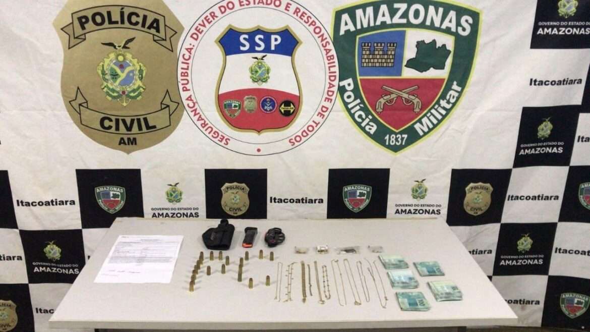 Homem que roubou joias de ouro avaliadas em cerca de R$ 200 mil é preso em Itacoatiara