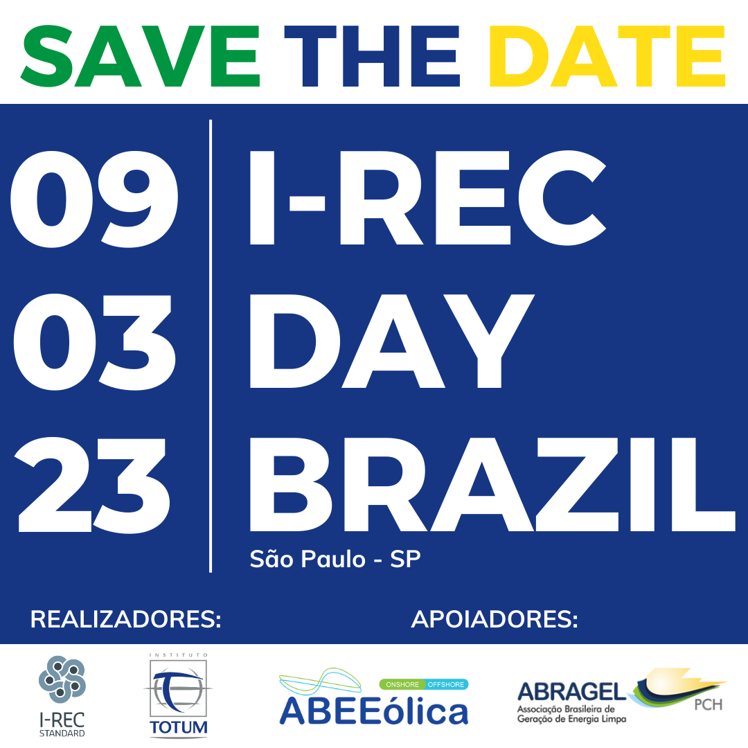 Diretor da I-REC Standard Foundation confirma participação no I-REC Day Brazil