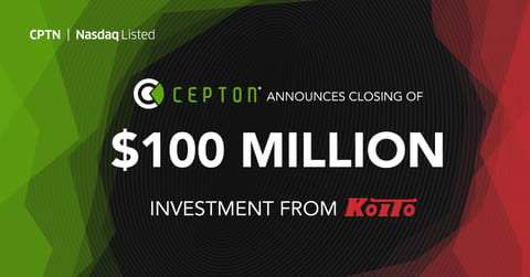 Cepton, Inc. Anuncia Conclusão de Investimento de US$ 100 Milhões da Koito Manufacturing