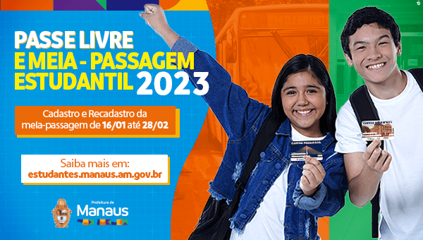 Prazo para cadastro do Passe Livre e Meia-Passagem Estudantil 2023