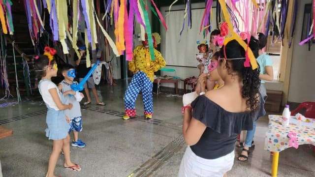 Carnaval de Manaus 2023 – Criançada se diverte com carnaval promovido pela prefeitura na biblioteca João Bosco