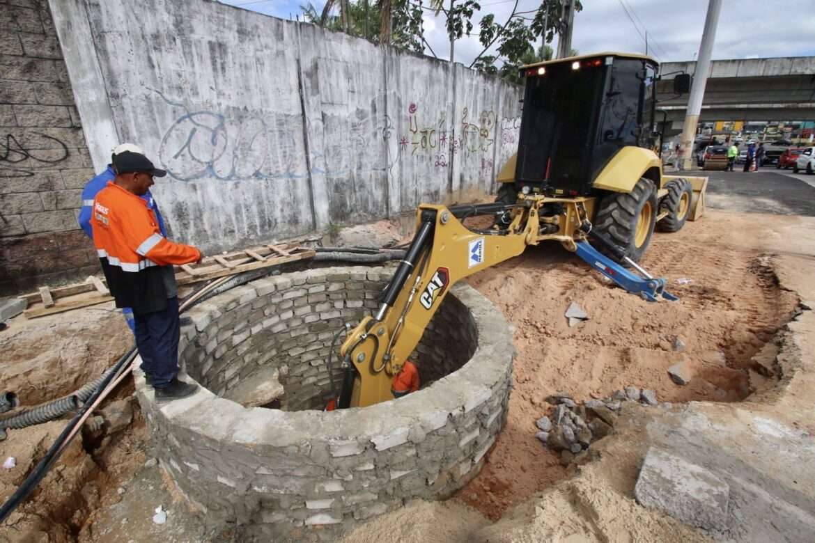 Em quatro dias, prefeitura avança na avenida Rodrigo Otávio e obra chega na etapa final