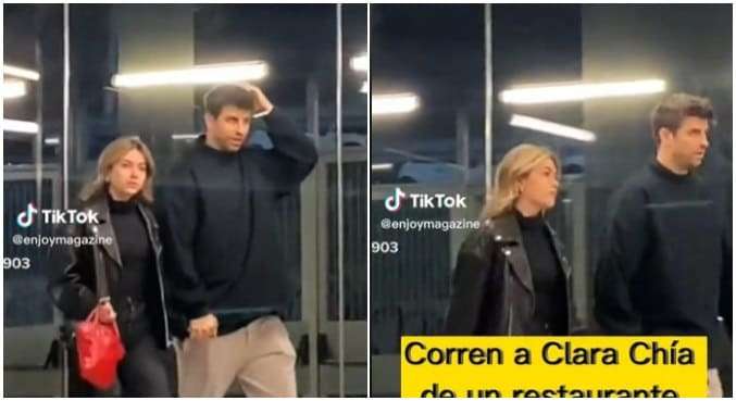 Piqué e a namorada teriam sido expulsos de restaurante por dono que é fã de Shakira