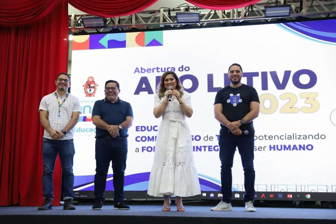 Prefeitura realiza abertura do Ano Letivo da rede municipal e lança programa ‘Educa+Manaus’