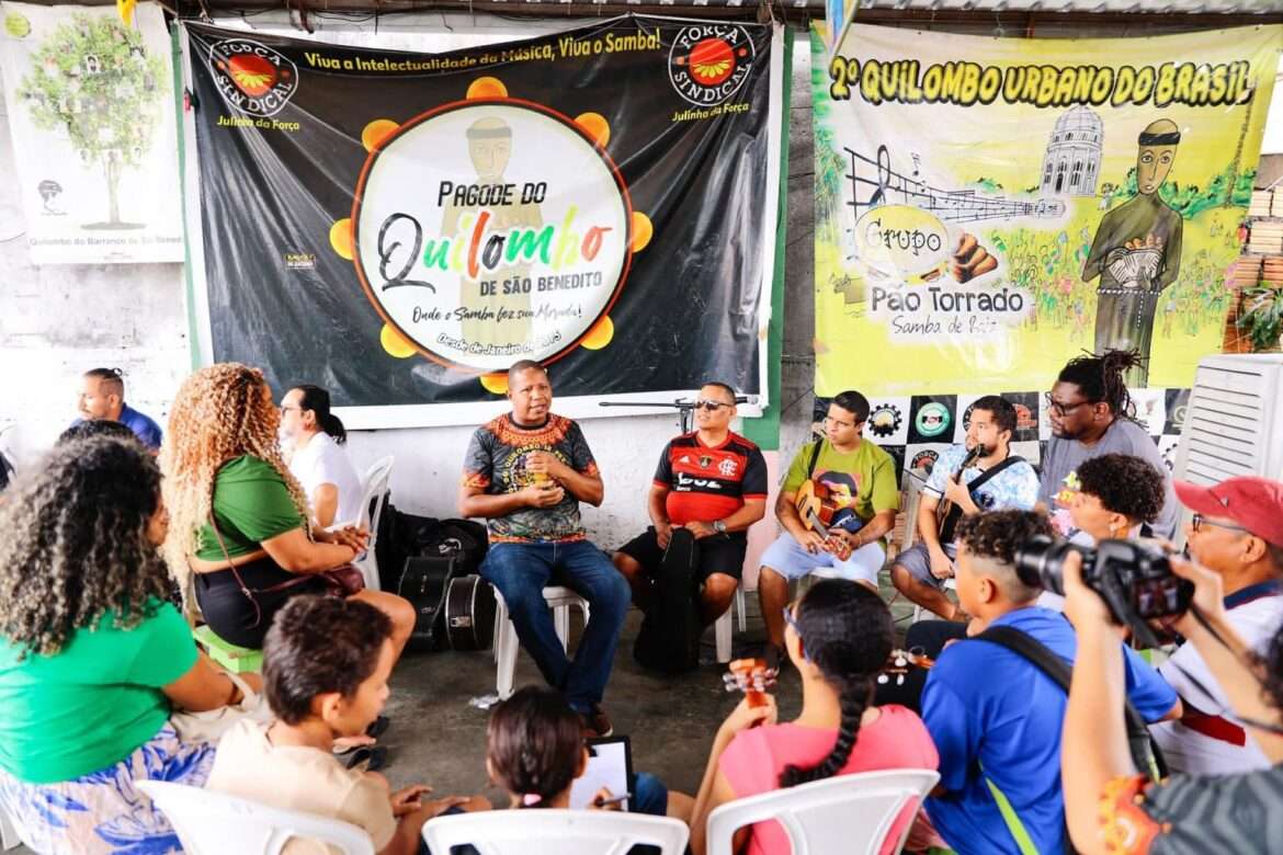 Quilombo do Barranco realiza oficina de samba raiz com incentivo da Prefeitura de Manaus