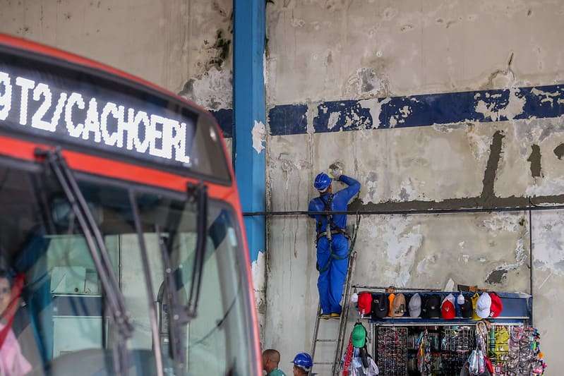 Prefeitura segue com programação de reforma do terminal 2 na zona Sul de Manaus