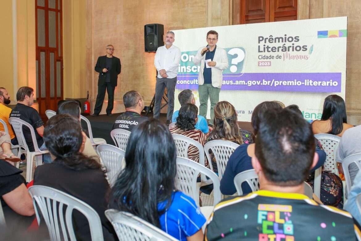Interessados em participar do concurso ‘Prêmios Literários Cidade de Manaus 2023’ têm até o dia 31 de março para efetuar inscrição