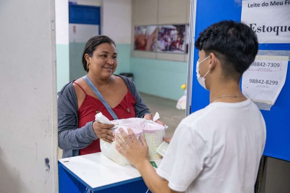 Prefeitura de Manaus divulga cronograma de entrega do ‘Leite do Meu Filho’ para crianças de 3 e 4 anos