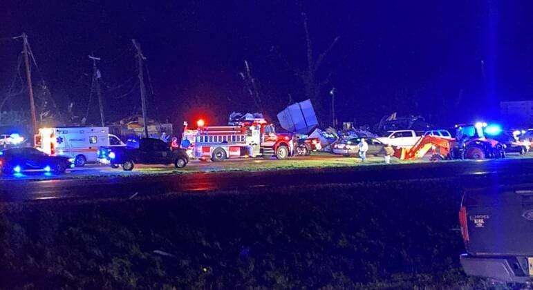 Tornado e tempestades deixam ao menos 19 mortos no Mississippi, Estados Unidos