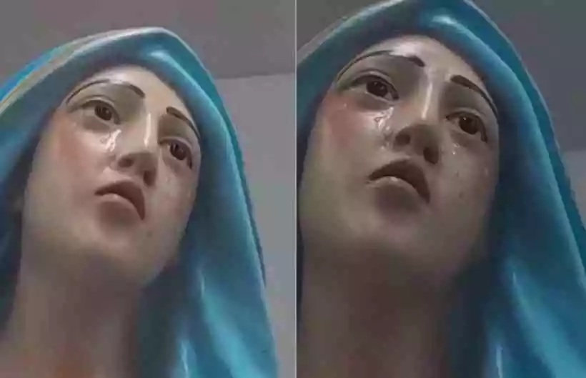 Fiéis relatam ver Nossa Senhora chorando em igreja em Minas