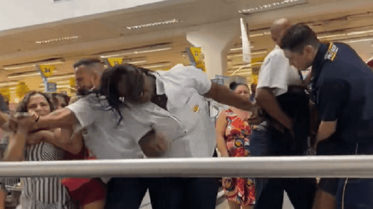 Vídeo: Mulheres brigam em mercado após tentativa de furto de ovos de Páscoa