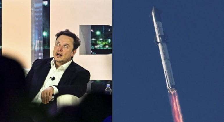 Elon Musk afirma que explodiu de propósito o Starship, seu foguete de R$ 50 bilhões 