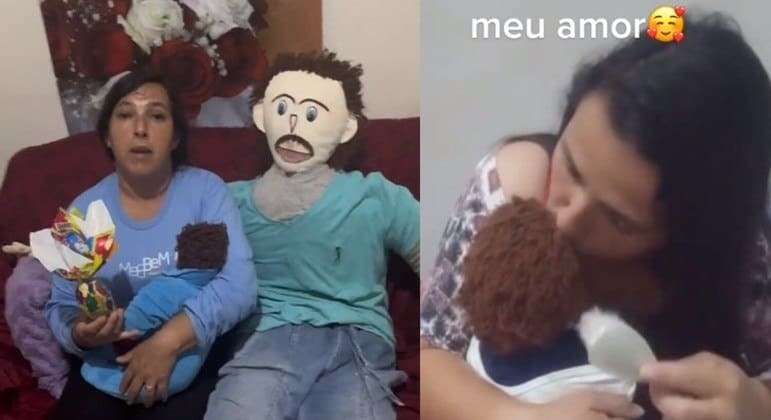 Brasileira casada com boneco de pano anuncia gravidez do 2º filho e vive sucesso internacional