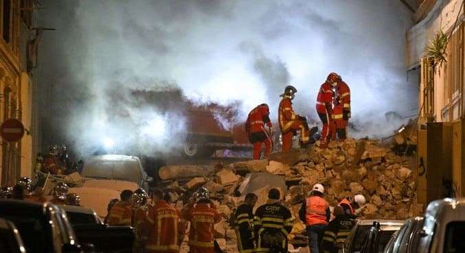 Desabamento de prédio na França deixa ao menos cinco feridos