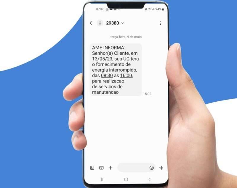 Amazonas Energia usa SMS para manter clientes informados