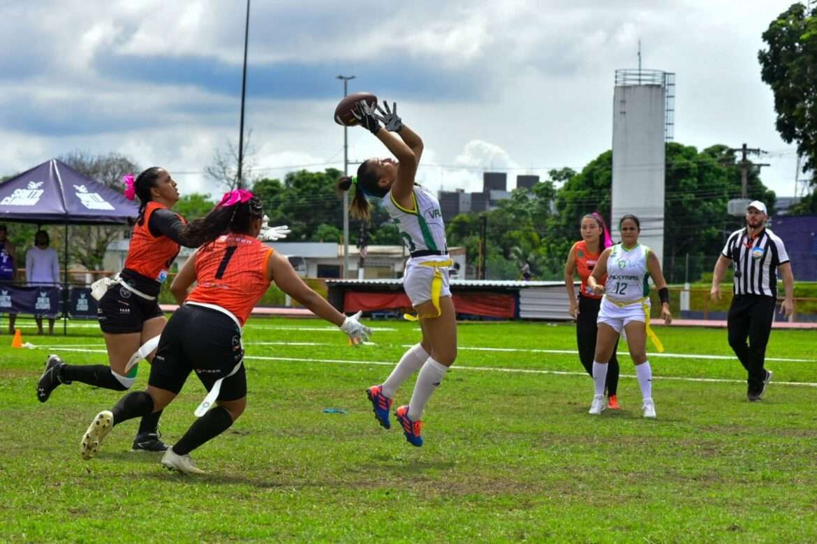 Flag Football: Times femininos se enfrentam em Campeonato Regional neste final de semana na Vila Olímpica de Manaus