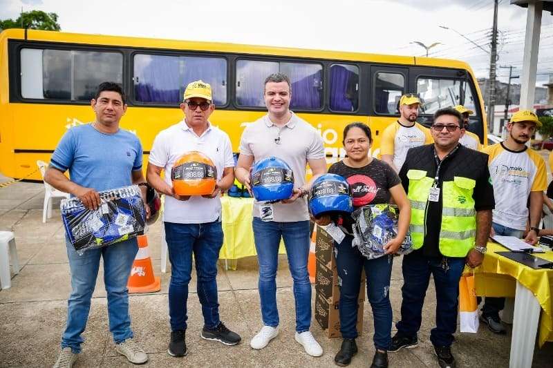 Detran Amazonas promove série de ações em Iranduba em alusão ao "Movimento Maio Amarelo"