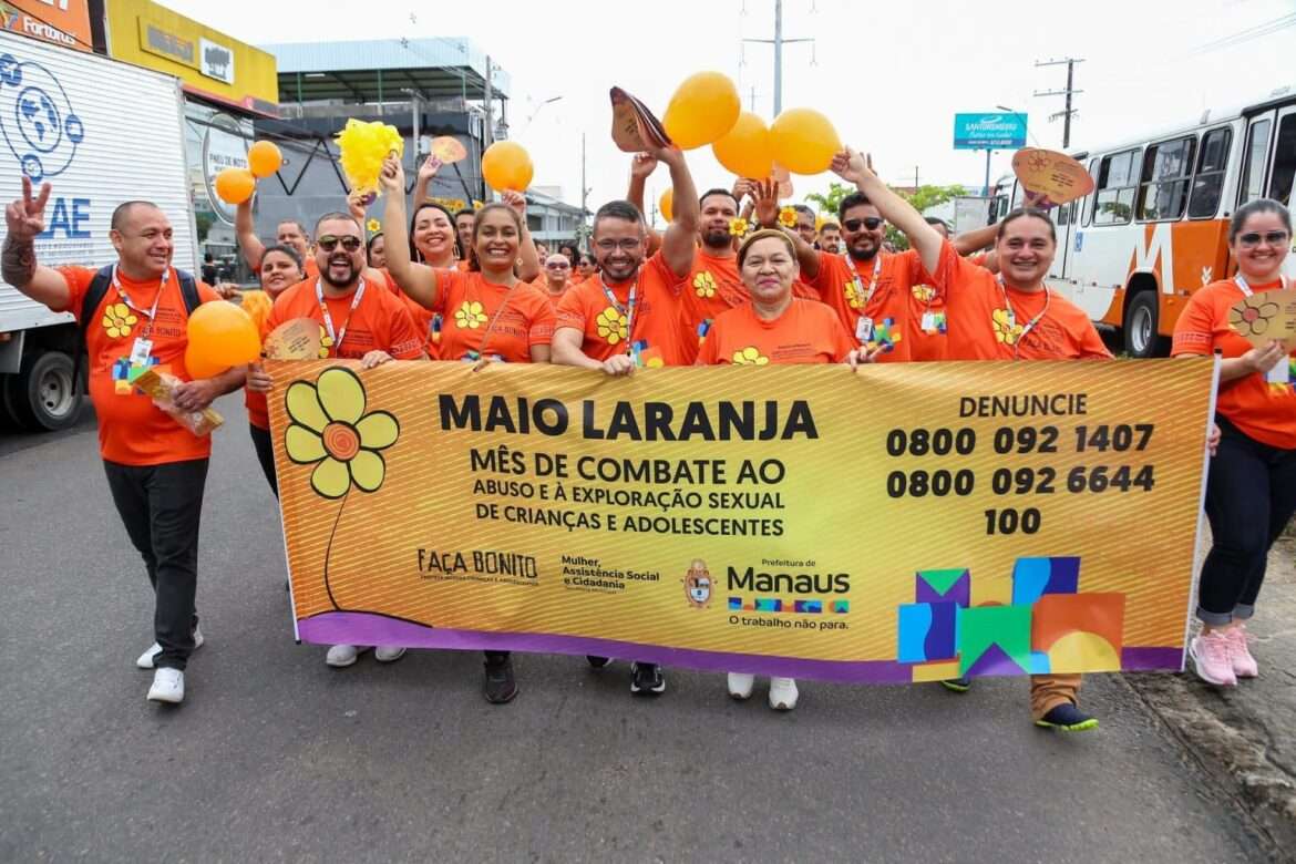 Prefeitura realiza caminhada de sensibilização em combate ao abuso e à exploração sexual infanto-juvenil