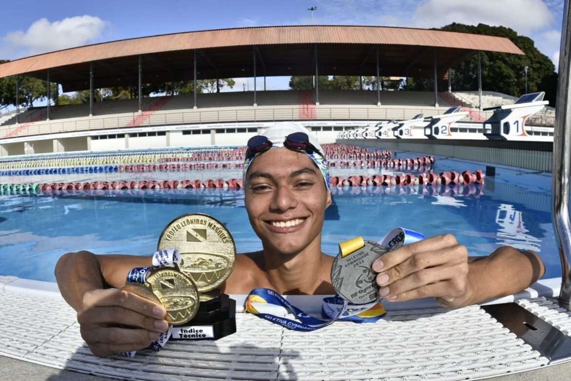 Amazonense fica entre os finalistas do Troféu Brasil de Natação