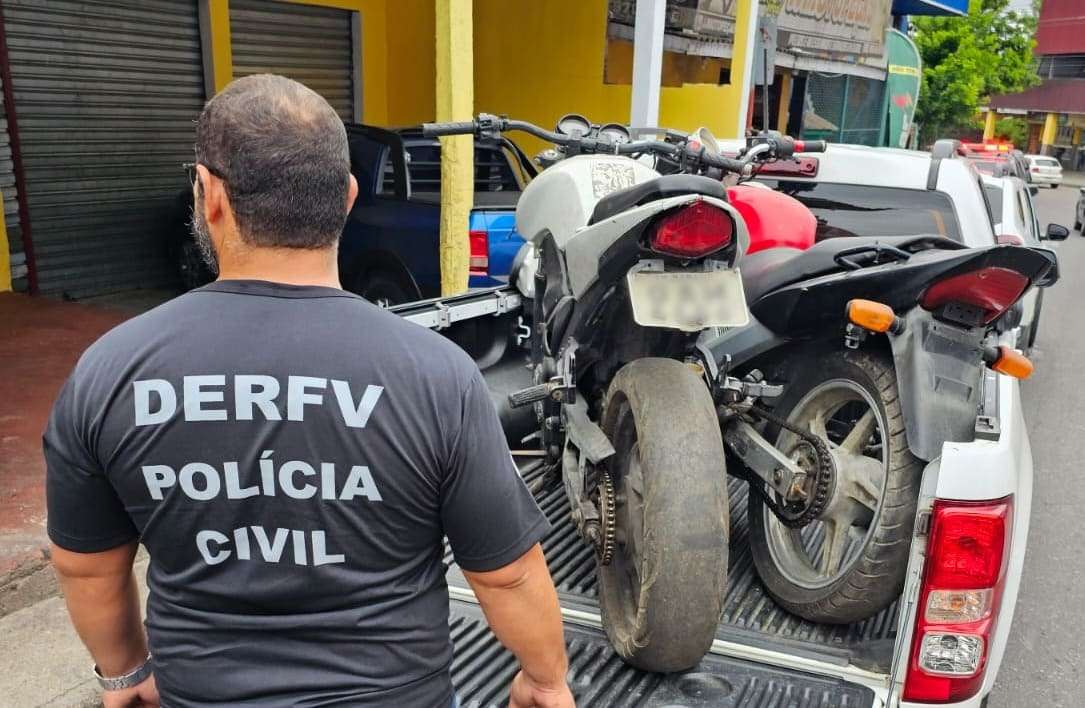 Polícia apreende nove veículos roubados, furtados e adulterados em oficinas mecânicas em Manaus