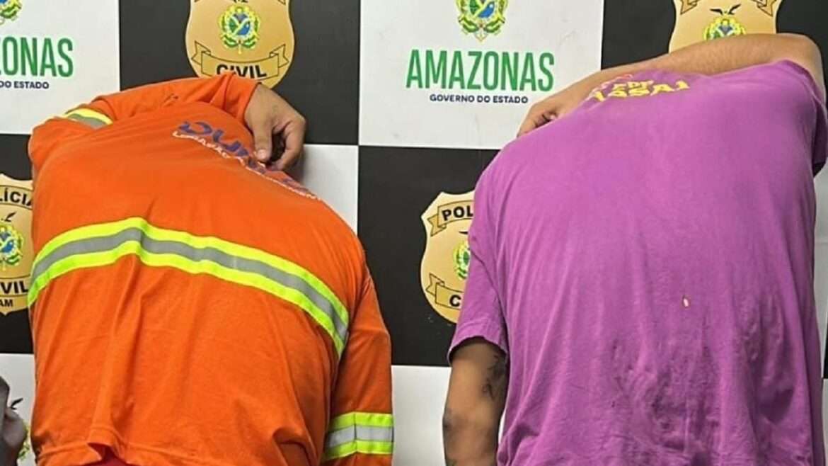 Dupla é presa com simulacro de arma de fogo e motocicleta roubada na zona Sul