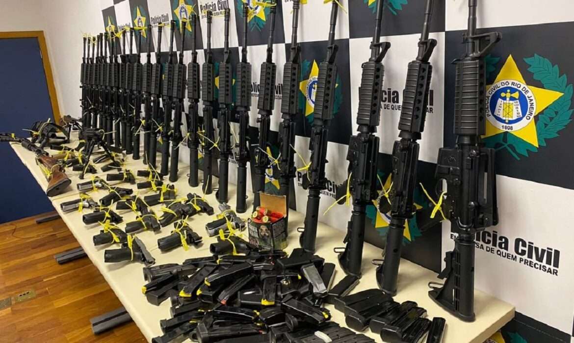 Brasil apreende quase 300 armas de fogo por dia, diz Ministério da Justiça