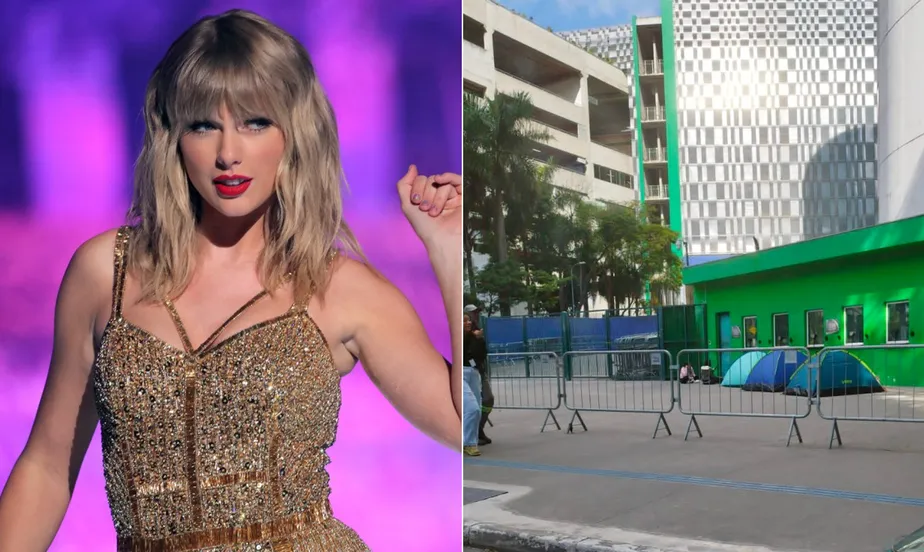 Fãs de Taylor Swift acampam em frente ao Allianz Parque, em SP; Shows acontecem em novembro