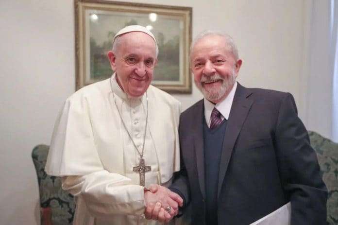 Lula diz que vai convidar papa Francisco para participar do Círio de Nazaré