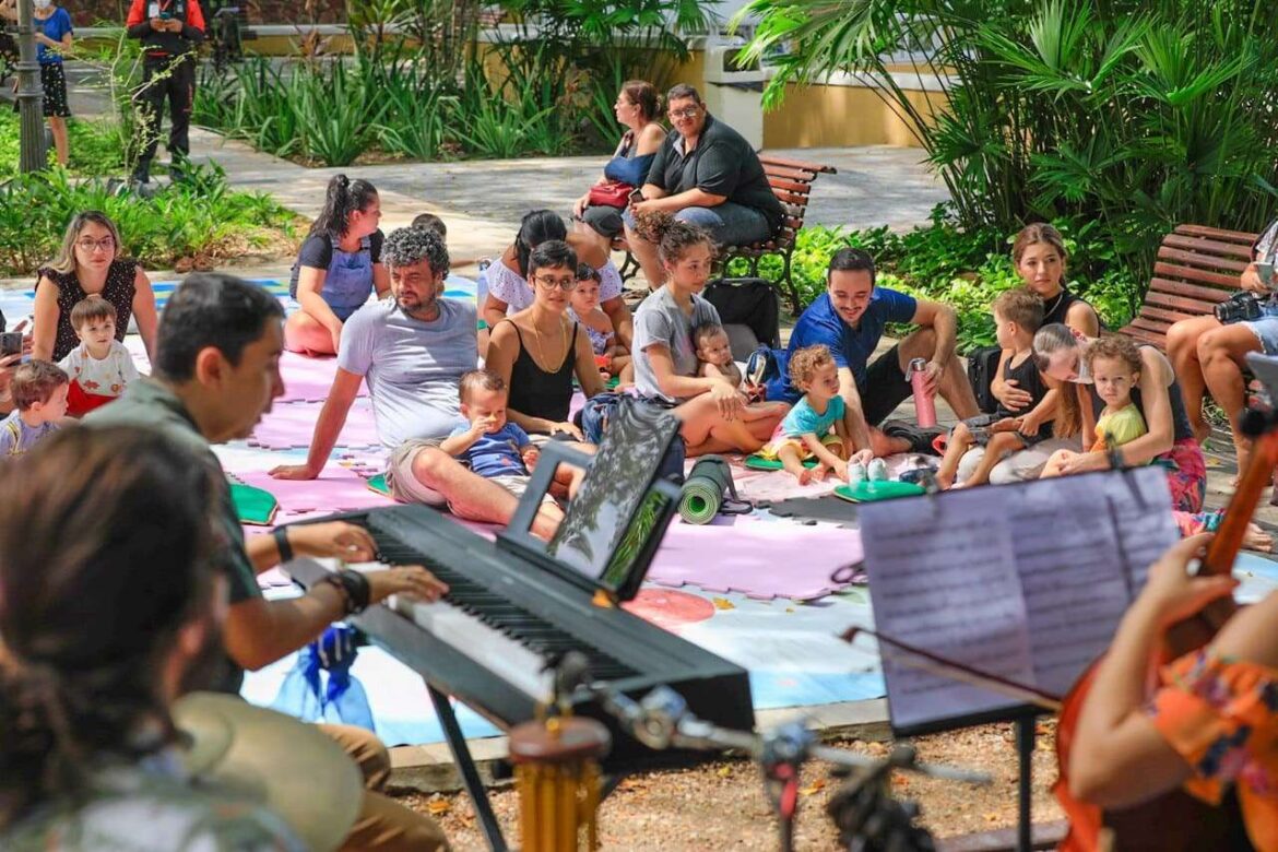 Interação e musicalidade foram a tônica do evento, que se repete neste domingo (09/07), às 11h, com entrada gratuita