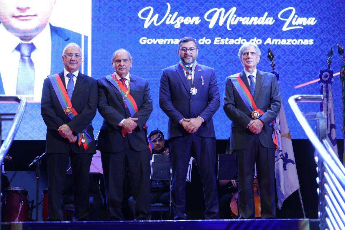 Governador Wilson Lima é agraciado com Ordem do Mérito Comercial do Amazonas e destaca incentivos ao setor