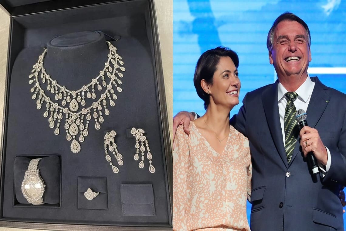 Bolsonaro e Michelle se apresentam à PF para depoimento sobre joias