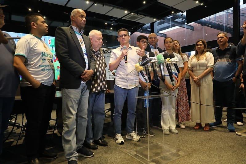 Prefeito lança candidatura de Manaus ao título de ‘Cidade Sul-Americana do Esporte’