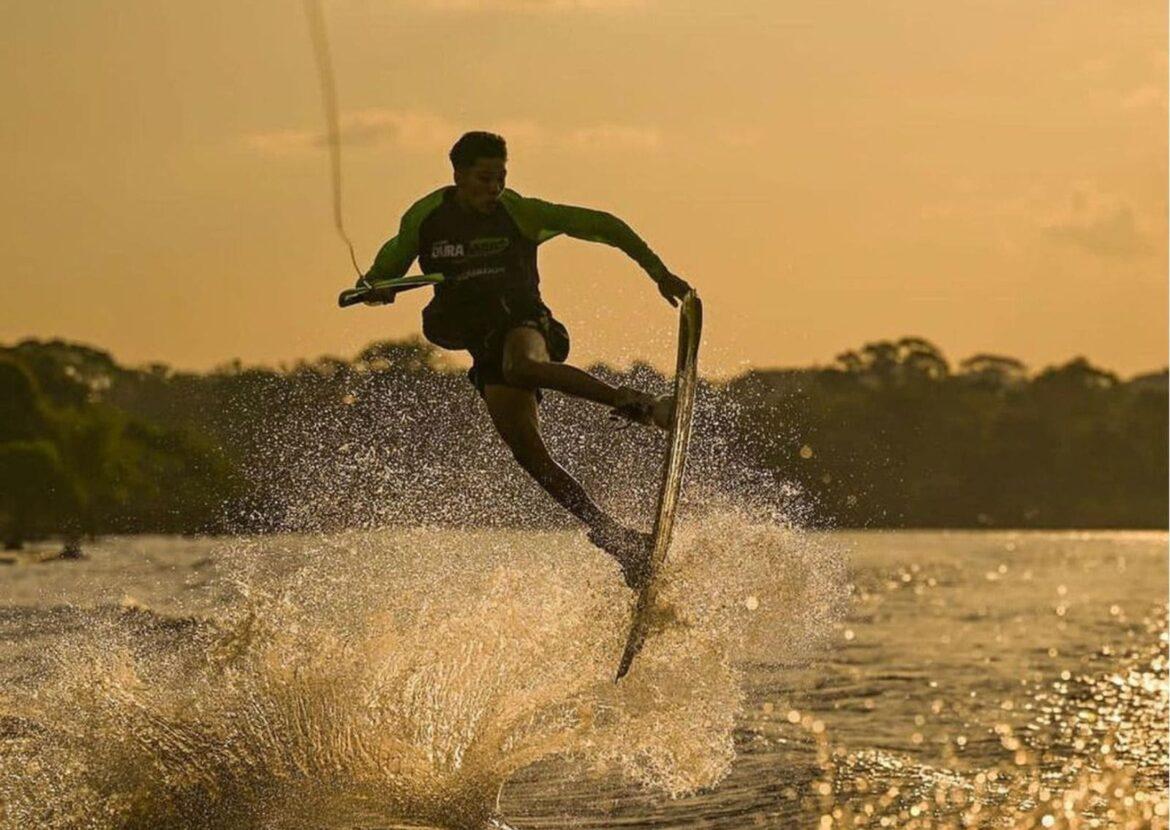 Jajá do Wake faz história como primeiro amazonense a vencer etapa do Brasileiro de Wakeboard em casa