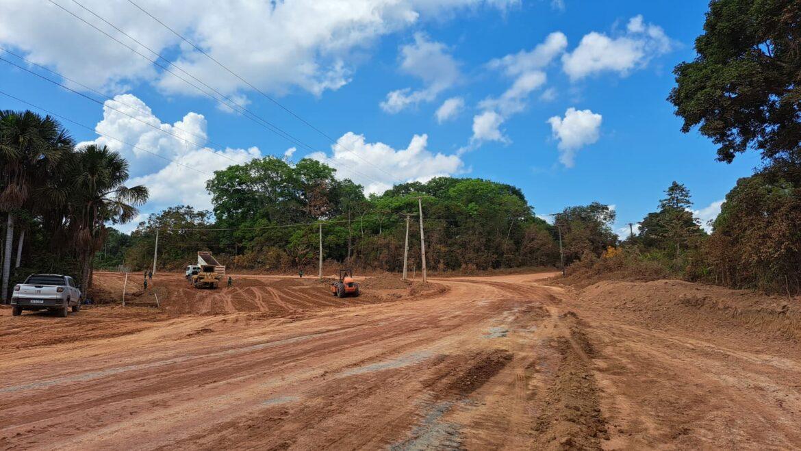Obras de pavimentação da Rodovia AM-453, em Manacapuru estão aceleradas