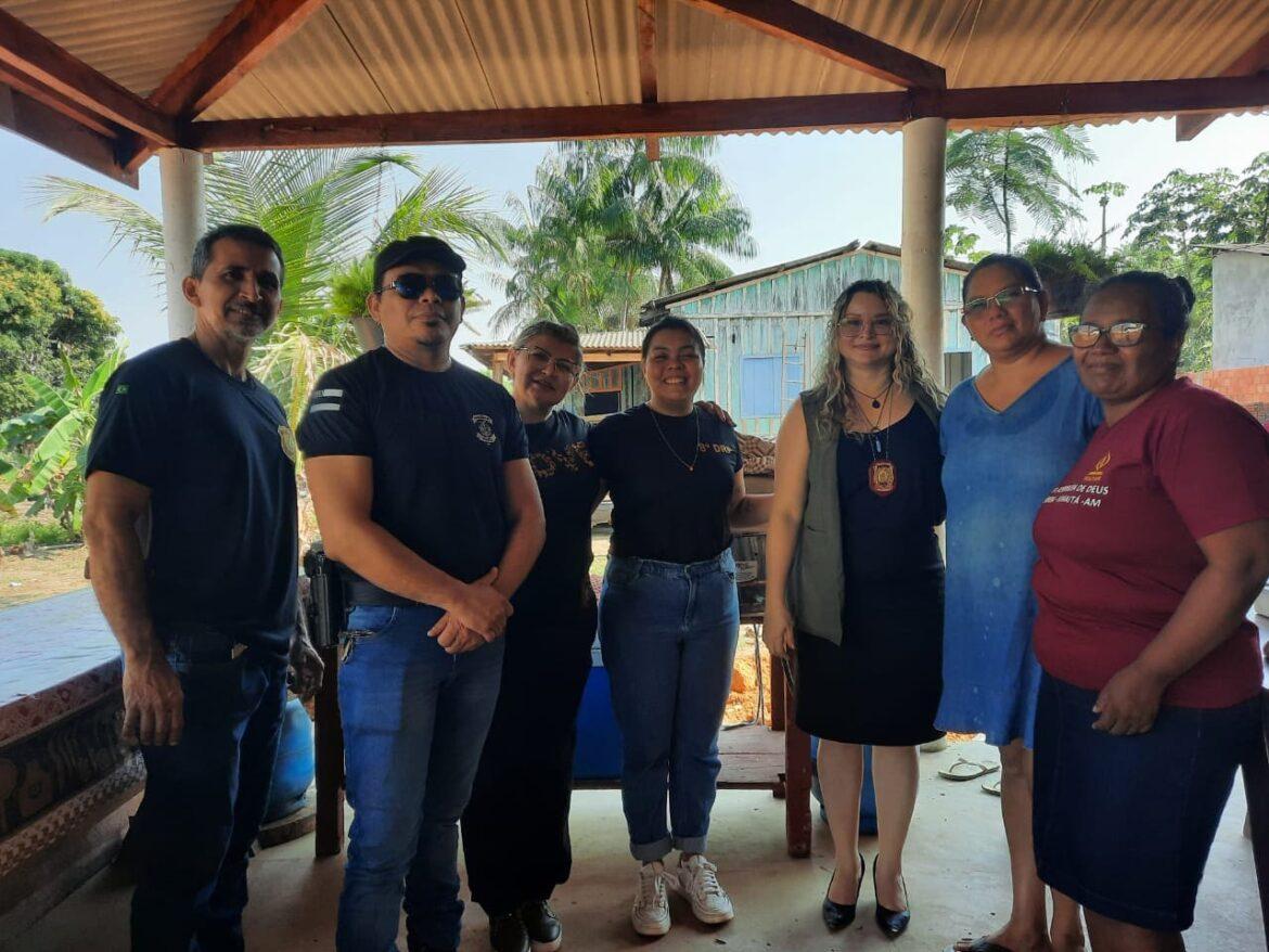 Operação Shamar: PC-AM visita comunidades para acompanhamento de vítimas de violência doméstica, em Humaitá