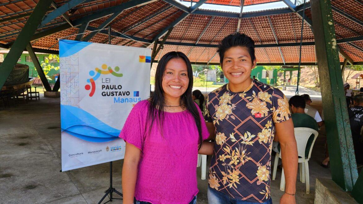 Artistas e fazedores de cultura das comunidades da RDS do Tupé recebem treinamento para serem beneficiados pela Lei Paulo Gustavo