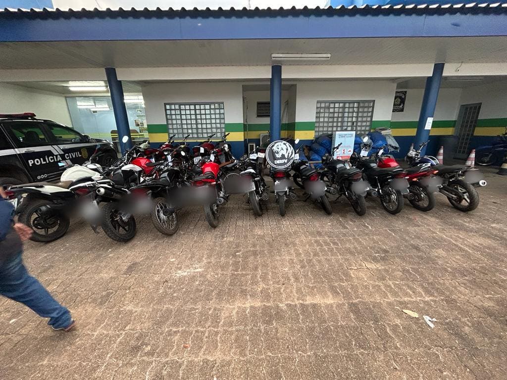 Ação policial recupera 11 motocicle