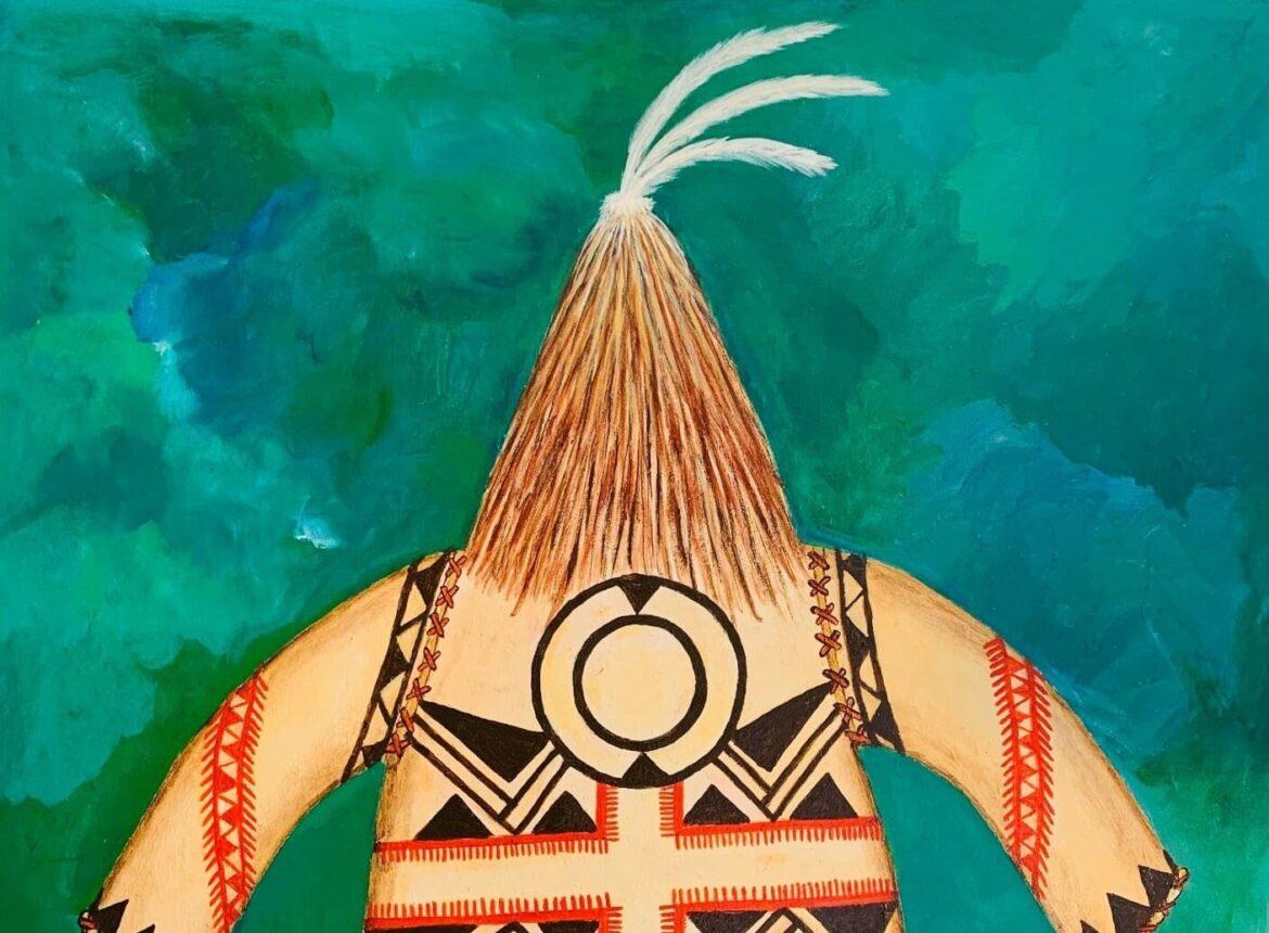 Galeria do Largo recebe exposição com pinturas que retratam mitos indígenas