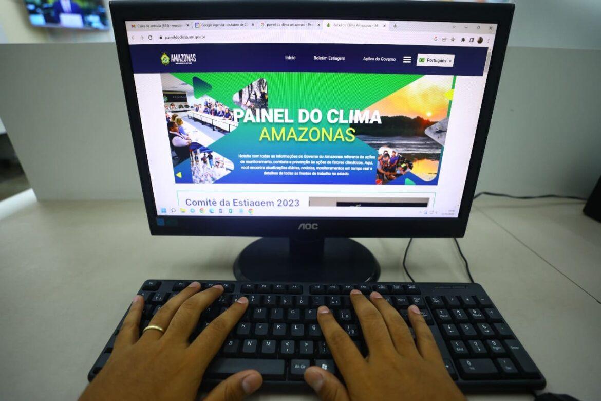 Governo do Amazonas lança site para divulgar ações de enfrentamento aos fenômenos climáticos no estado